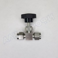 Кран игольчатый обжимной 8мм