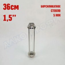 Царга стеклянная 1,5" 36 см Царга стеклянная 1,5" 36 см