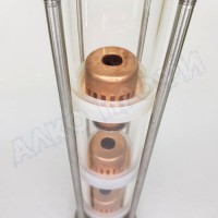 Колпачковая колонна (флейта) 1,5" медная 3 этажа